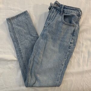 Classic Blue Denim Mom Jeans